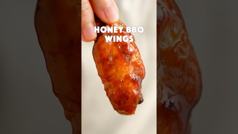 I am so addicted to these glossy honey bbq wings