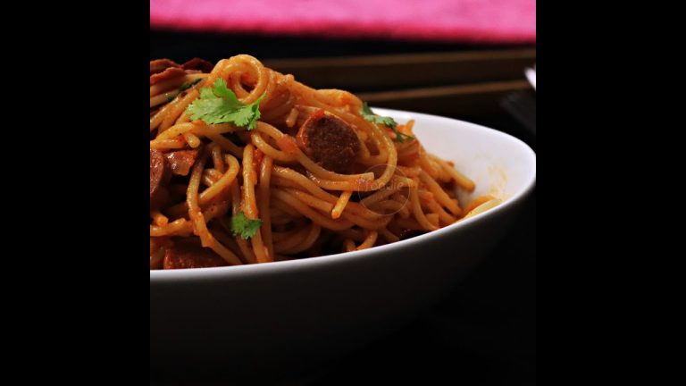 Sausage Spaghetti #shorts #sausagerecipes