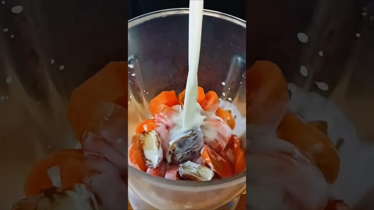 Healthy 🥕 Carrot Milkshake 😋#shorts #short #trending #viralshorts #recipe #shortsfeed #carrotjuice