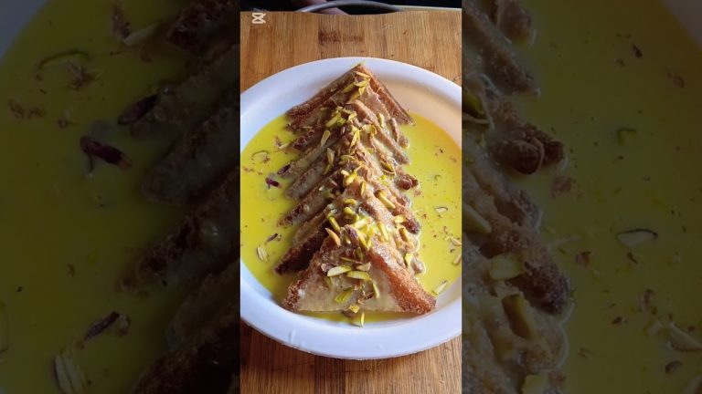 Bread dessert recipe 😋🤤#azanfood #breaddessert #foodclips