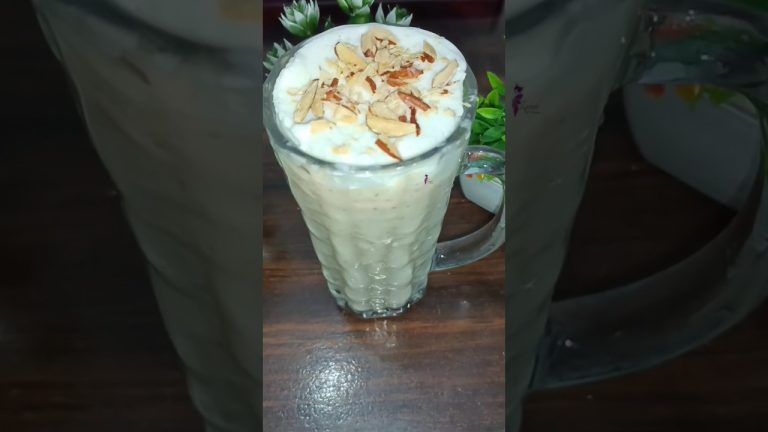Almond Milk Shake Recipe | बादाम और मिल्क शेक  | Healthy Shake Recipe #shorts #viralvideo #recipe