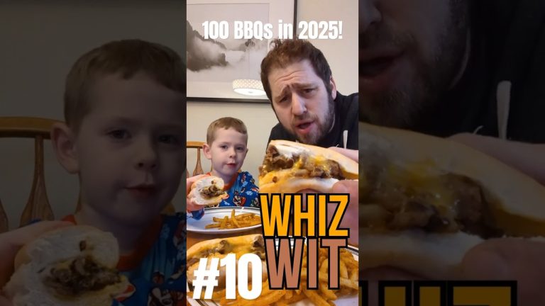 Philly Cheesesteaks on the BBQ – Whiz Wit or Witout? 🔥🥩 | 100 BBQs 2025 #10 #WhizWit #Cheesesteak