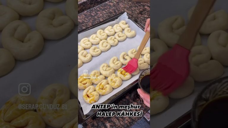 Halep Kahkesini Mutlaka Deneyin👌✅ #tarif #food #enfesyemektarifi #yemektarifleri #recipe #dessert