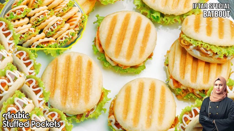 Arabian Stuffed Pockets | MINI BATBOUT | Moroccan Pillow Bread | Ramadan Iftar Special