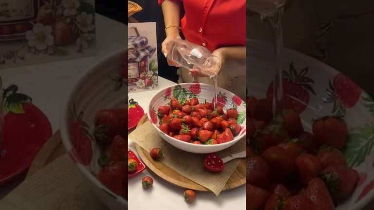 How to make strawberry jam best homemade recipe #strawberry  #food