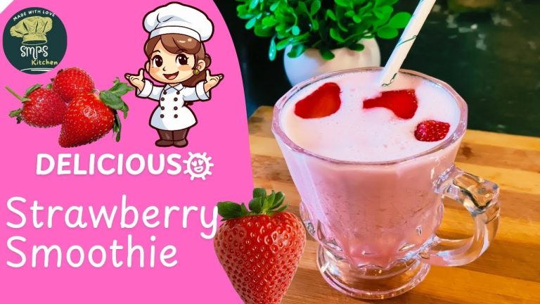 5-Minute Healthy Strawberry Smoothie Recipe | ताज़ा और स्वादिष्ट!