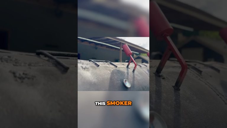 Shawn Thatcher Welded a DIY Smoker from an OIL TANK! #craftbbq #bbqhistory #bbq #shorts