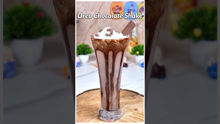 Trending Oreo Milkshake Recipe #oreo #milkshake #trending  #shorts