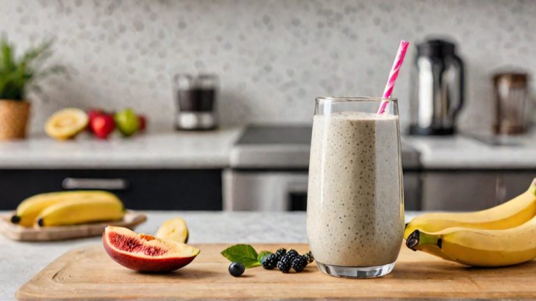 BANANA CHIA SMOOTHIE FOR WEIGHT LOSS & FAT BURNING!