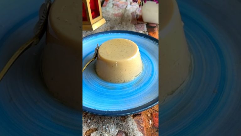 ❌NO REFINED SUGAR❌🕌Healthy Ramadan iftar dessert😋Coconut milk pudding #shorts #ramadanrecipes