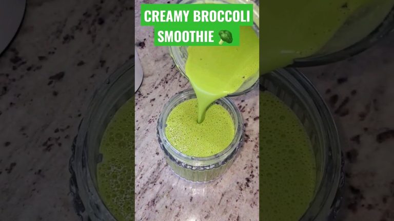 BROCCOLI SMOOTHIE #smoothie #smoothies #breakfastrecipe