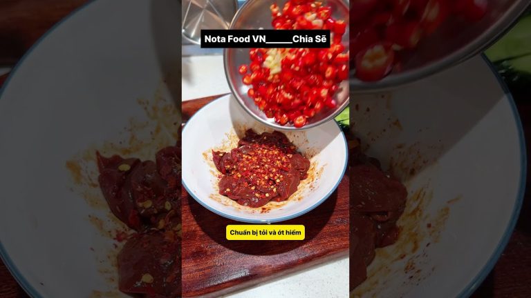 Gan Heo Xào Dưa Leo Vừa Cay Vừa Giòn! #notafoodvn #food #home #kitchen #nauan #monngon #amthuc