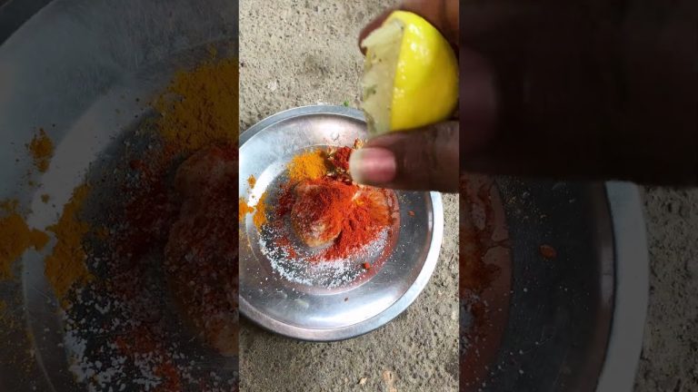 కోడి తోక ముట్టి కాల్చుకొని తింటున్న#trending #food #chicken