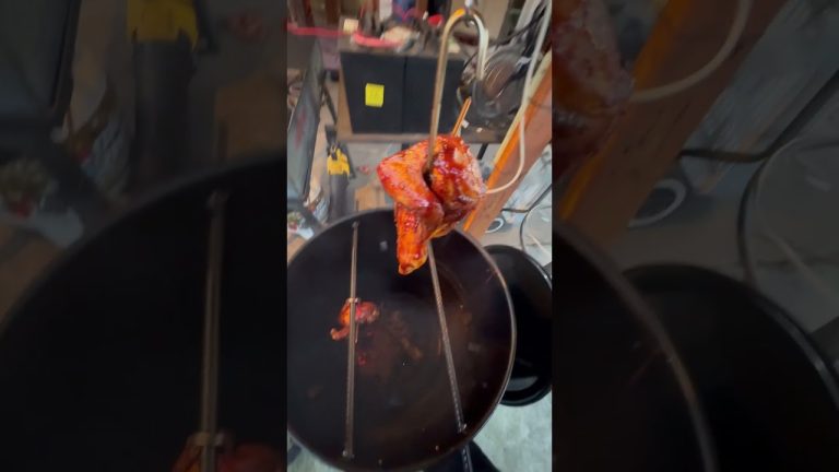 Chicken Halves in Pit Barrel #bbq #cooking #backyard #food