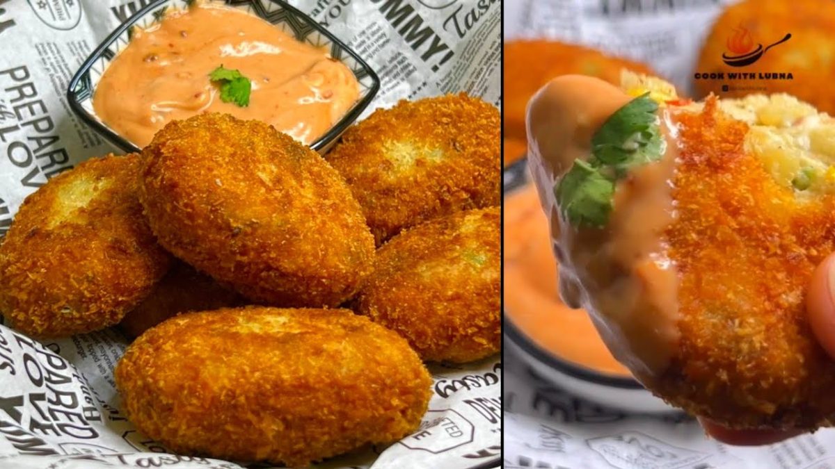 Creamy & Cheesy Chicken Malai Cutlets With Yummy Dip | Ramadan Special Chicken Malai Cutlets Recipe