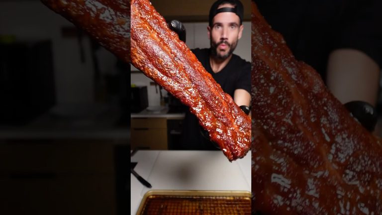 JUICIEST RIBS Ever! Pineapple Habanero! No sauce all flavour!🔥🍍 #bbq #ribs #shorts