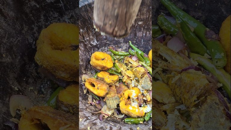 গ্রাম বাংলার সুস্বাদু শোল মাছের ভর্তা 😋