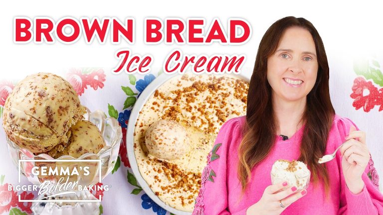 Irish Brown Bread Ice Cream Recipe 2 Ways! ☘️🍦