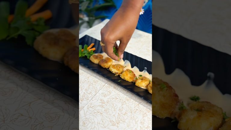 Prawn Fritters🦐#prawns #lobster #shrimp #seafood #food #recipe #cooking #trending #dish #shorts