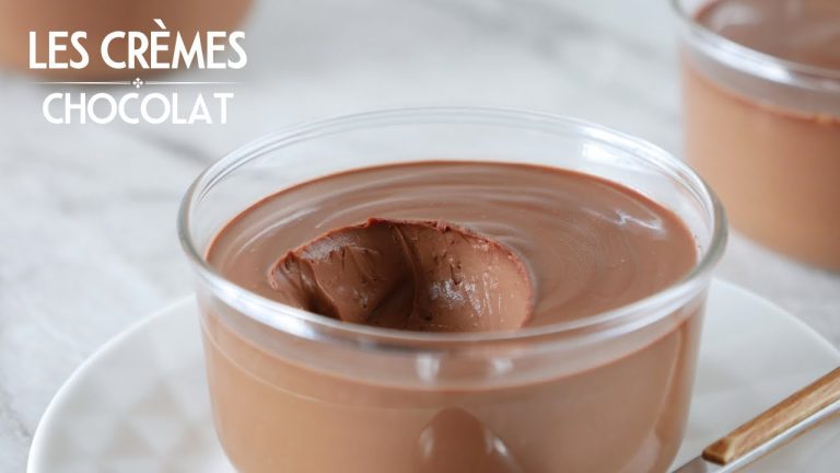 La CRÈME DESSERT au CHOCOLAT – La Recette facile d'un dessert au chocolat fondant et onctueux