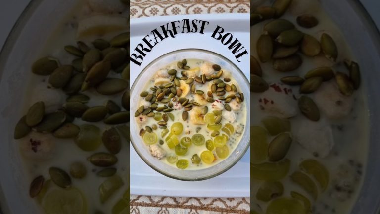 Try this Nutritious Breakfast Bowl instead of Cereal or Bread