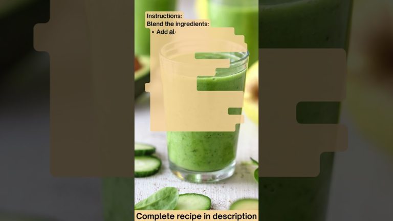 Green Smoothie recipe by What Shall I cook