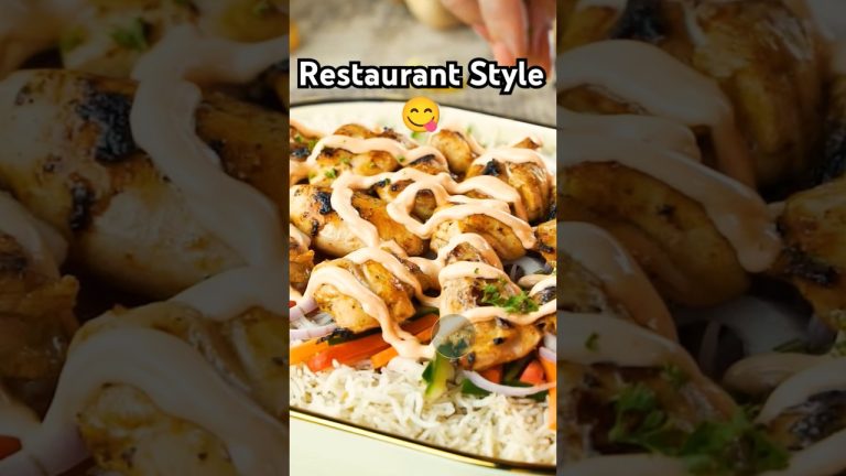 Ramzan Special Chicken BBQ Rice Platter 😋. #shorts #food #superchef #iftari