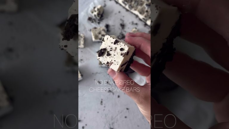 NO BAKE Oreo Cheesecake Bites