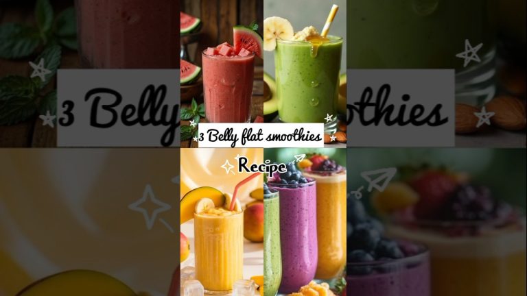 3 Belly flat smoothies recipe #song #trending #smoothierecipes #summerdrinks #bellyfatloss
