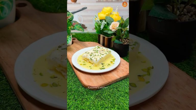 Bread custard pudding 😍😍❤️❤️….#shorts #dessert #breadcustardpudding #viralvideo #kalpanaskitchen