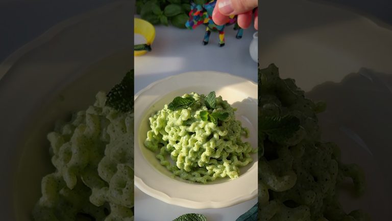 ✨Refreshing Mint & Lemon Pesto Pasta 🍋🍃 🍝Flavor Explosion!