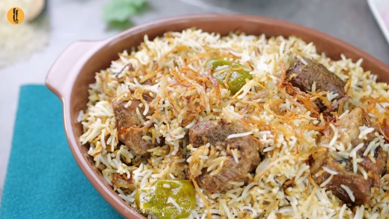 Degi Style White Beef Biryani –  Iftar Dinner Special Recipe by Food Fusion