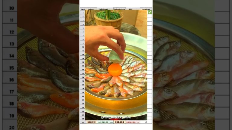 cute fish+eggs 😋#edit #foodlover #food #100k ☠️