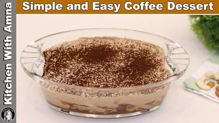 Simple and Easy Coffee Dessert | Creamy Coffee Dessert Recipe | Kitchen With Amna
