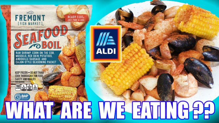 Aldi's $9.99 Seafood Boil – WHAT ARE WE EATING??