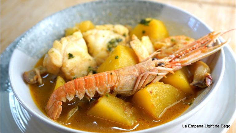 🦞🐟 Caldereta de rape y marisco😍 | Receta AUTÉNTICA y FÁCIL 🥘✨Pocos ingredientes #CocinaValenciana