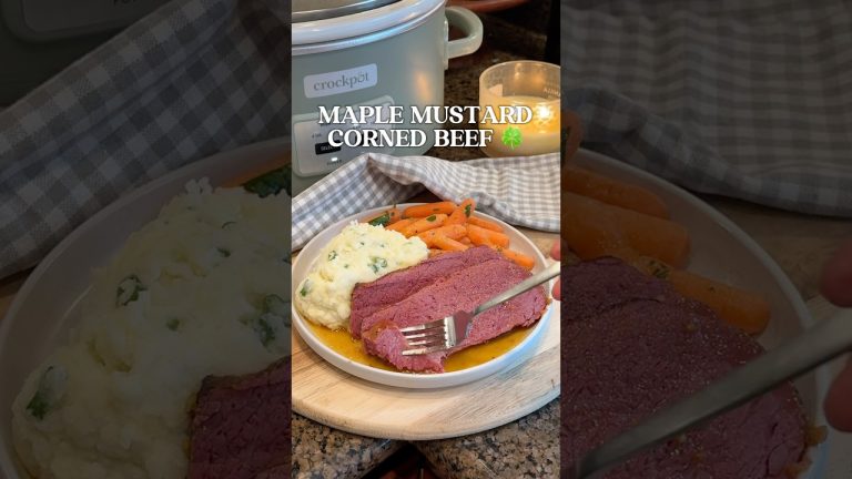 🍀MAPLE MUSTARD CORNED BEEF that Will Change the Way You Eat on St. Patricks Dat🍀#cornedbeef