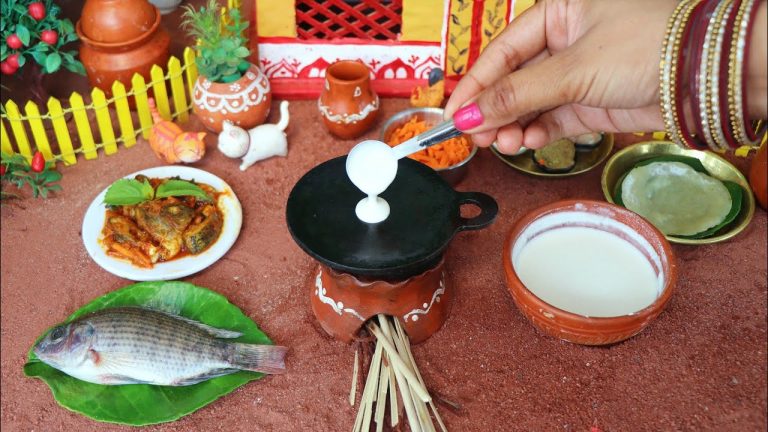 Miniature Cooking | Fish Fry Recipe | Satisfying | Dosa Recipe | Street Food”