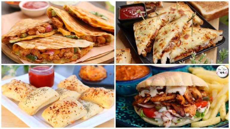 4 New Super Hit Iftar Recipes ❗Bbq Chicken Wraps, Fajita Cheese Sandwich, Pizza Pie & Turkish Doner