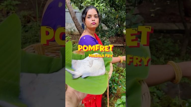 Mouthwatering Pomfret Fry #pomfretfryrecipe #fish #fishfry #recipe #tasty #trending #mangalore #food