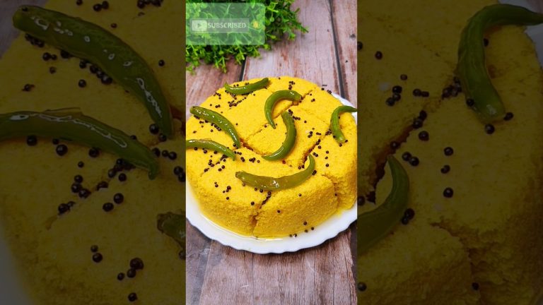 Dhokla recipe l ढोकला रेसिपी l #shortsfeed #shorts #ytshorts #dhokla #nasta #breakfast #dhoklarecipe