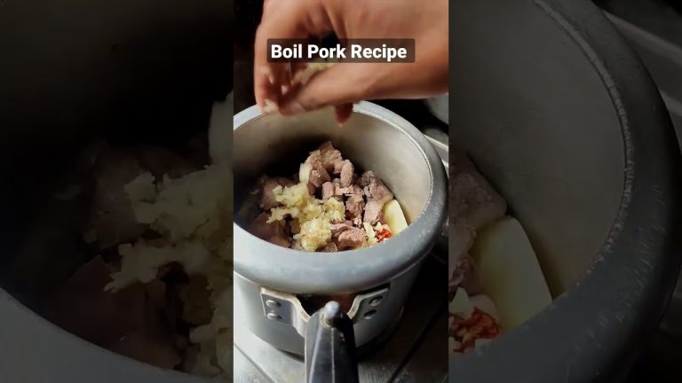 Boil Pork Recipe// Pork Lover #food #foodvlog #shortvideo #suscribe #share #viral #views #comment