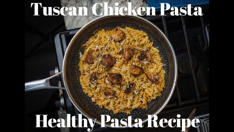 Tuscan Pasta Recipe | Chickpeas Pasta | Healthy Pasta Recipe | Homemade Pasta Recipe | Dinner ideas