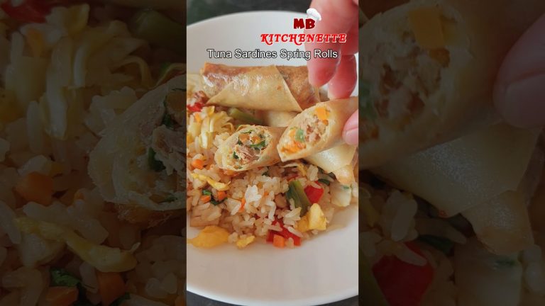 Simple Tuna Spring Rolls Recipe: Perfect for Meat-Free Meals; Healthy & Easy to Make