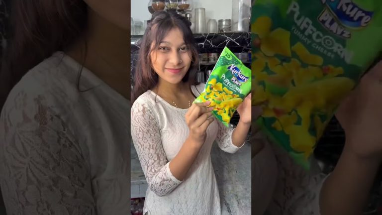 Kurkure Puffcorn Cheesy Macaroni😋😋 #shorts #khaokhilao #trending #Nandani Panchal