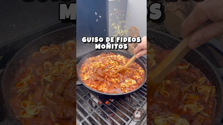 GUISO DE FIDEOS MOÑITOS 🥘 #asado #recetas #comida #fideos