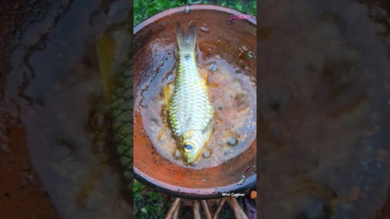 Miniature Fish Recipe 🐠😋 #shortsvideo #youtubeshorts #minicocinar