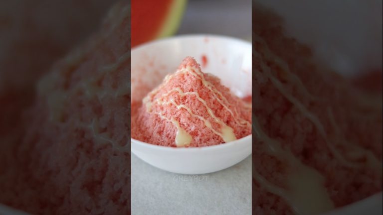 Refreshing Watermelon Ice Shavings | Easy Summer Dessert Recipe