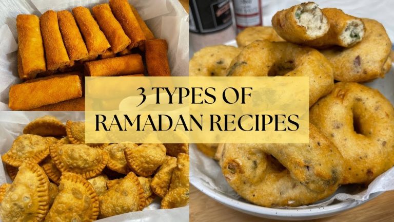 3 Type of RAMADAN SPECIAL Recipes | RAMADAN PREPARATION | Iftar Snacks | Rinoza’s Recipes!