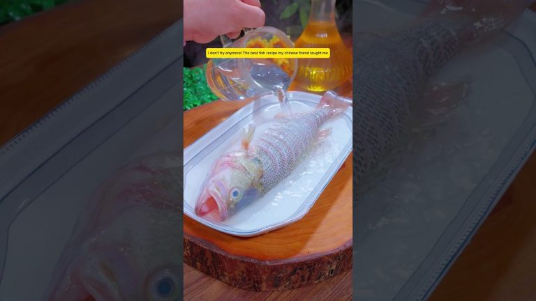 I don't fry anymore!The best fish recipe my chinese friend taught me #shorts #fish #recipe